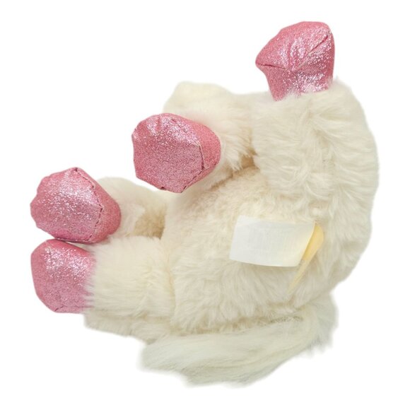Unicorn Plush Sparkle Shimmer Pink Collar Horn Feet 10.5" Stuffed Animal Toy - Picture 11 of 13
